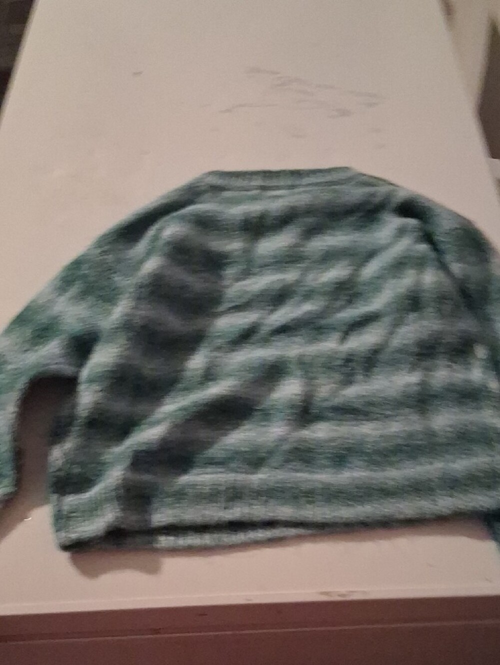 Art Class Girls' Green Space-Dye Striped Crewneck Sweater - Picture 8 of 8